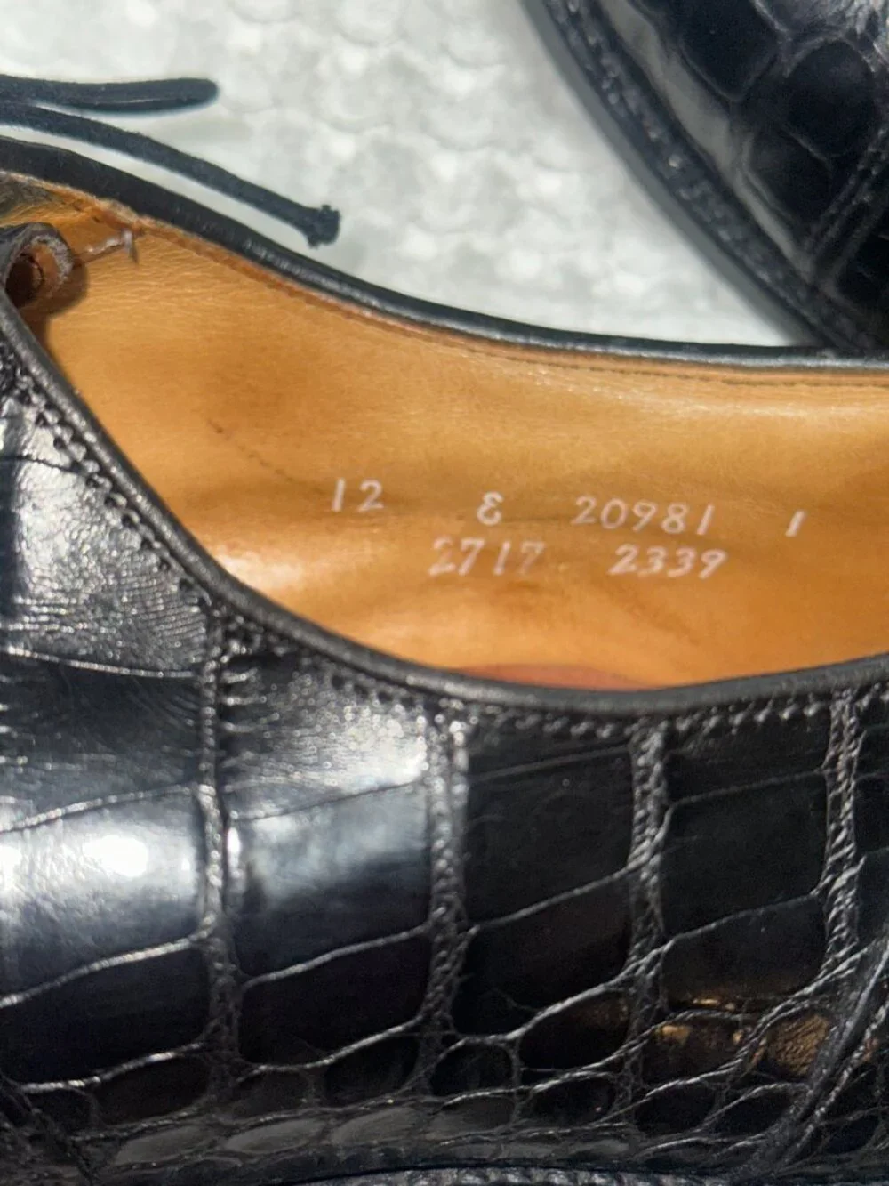 Allen Edmonds Special Addition Authentic Alligator Dress Shoes